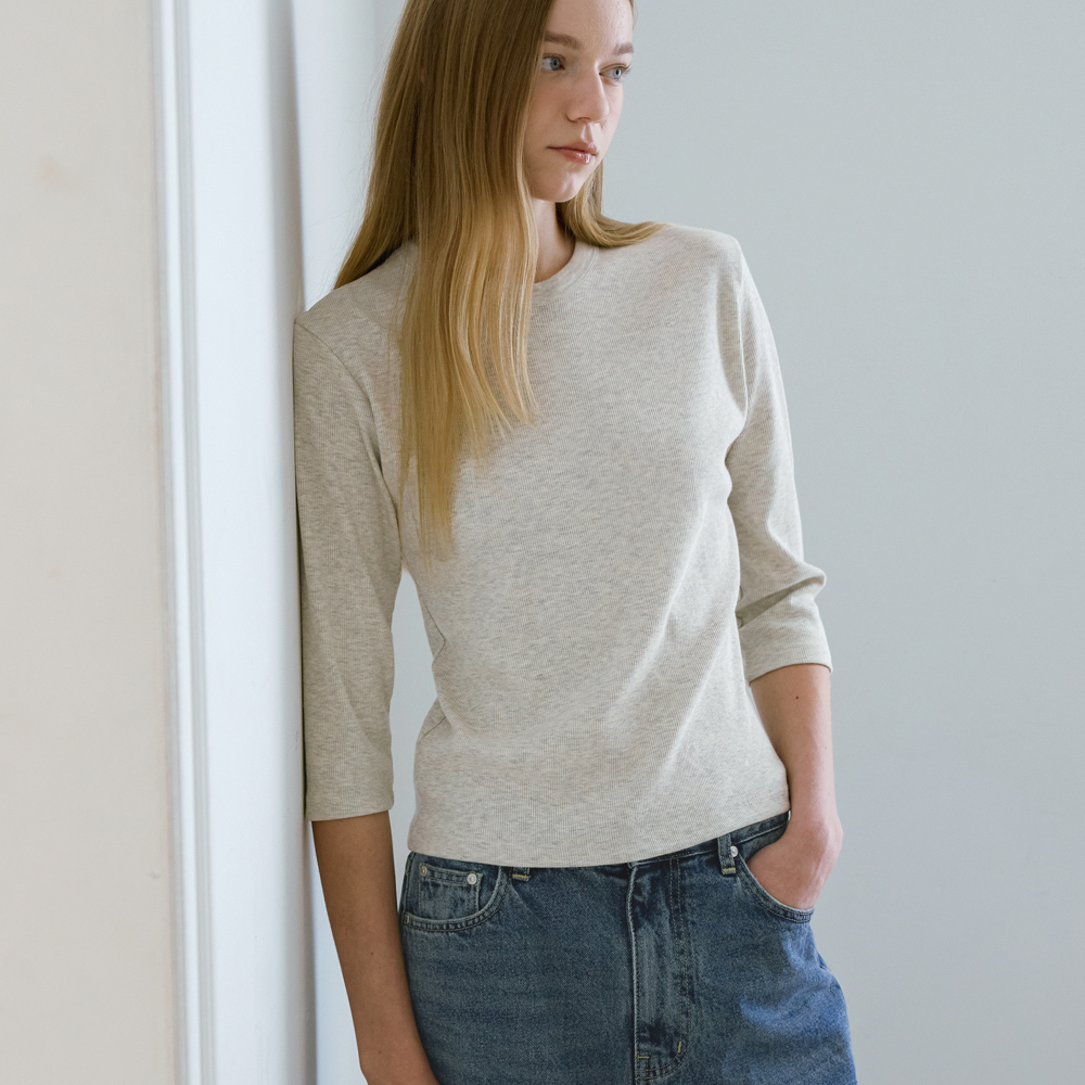 [블루브릭] 3/4 sleeve t-shirt (5colors) - 상세 이미지 2