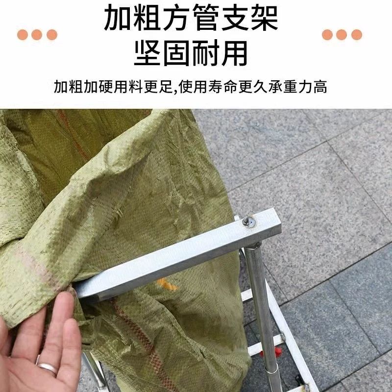 종량제봉투 거치대 톤백 높이 브래킷 분리 스탠드 수거 신축 가능 스탠드 없음 바퀴 없음 - 상세 이미지 5