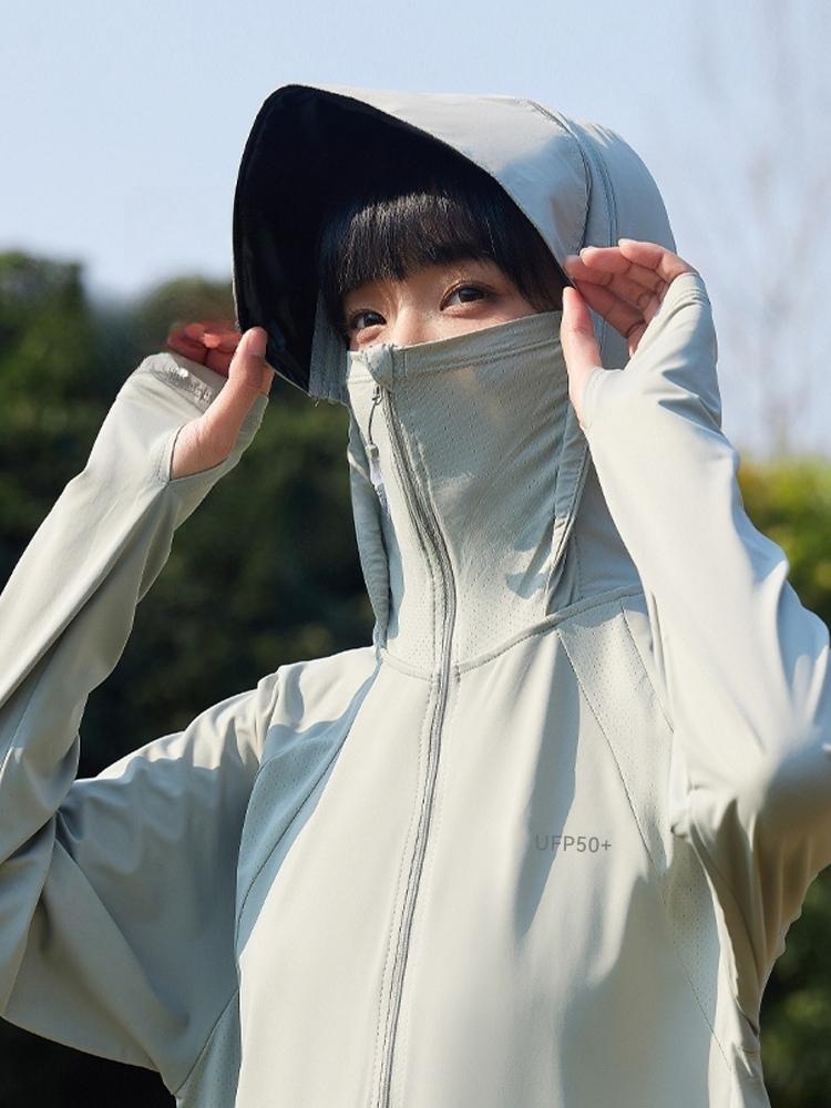 냉감 자켓 UV 완전 방수 햇빛차단 등산 바람막이 후드집업 경량 - 상품 이미지