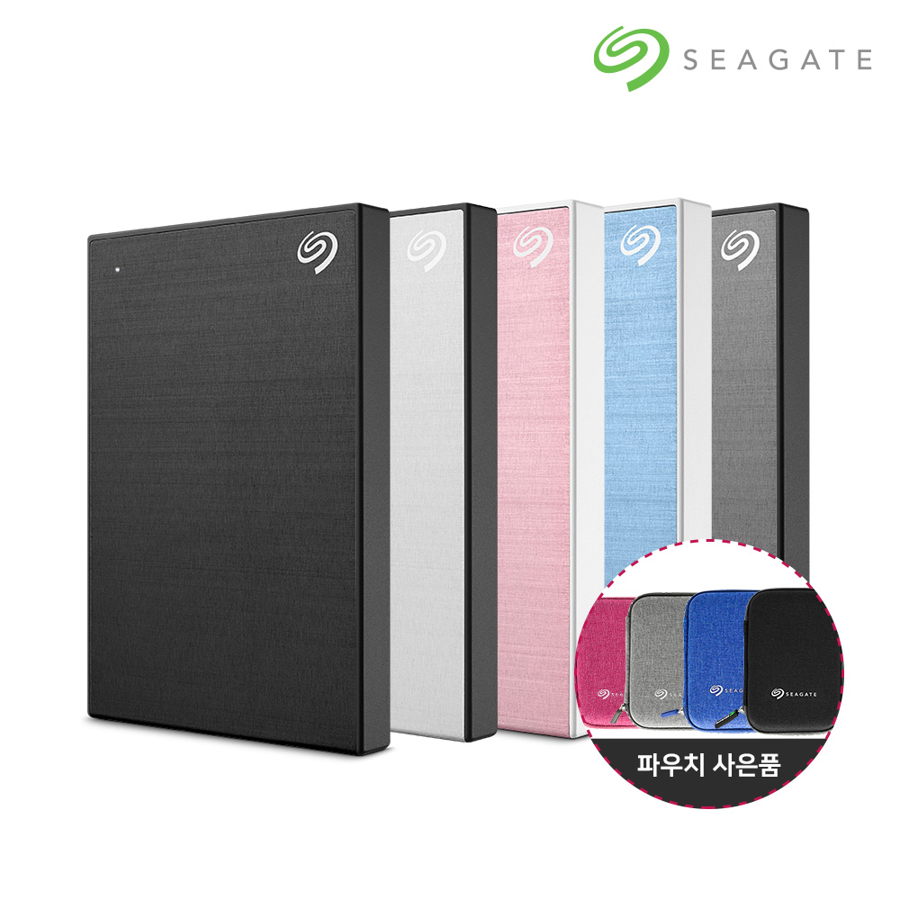 [N도착보장+파우치] 씨게이트 외장하드 데이터복구 2TB, 스페이스그레이