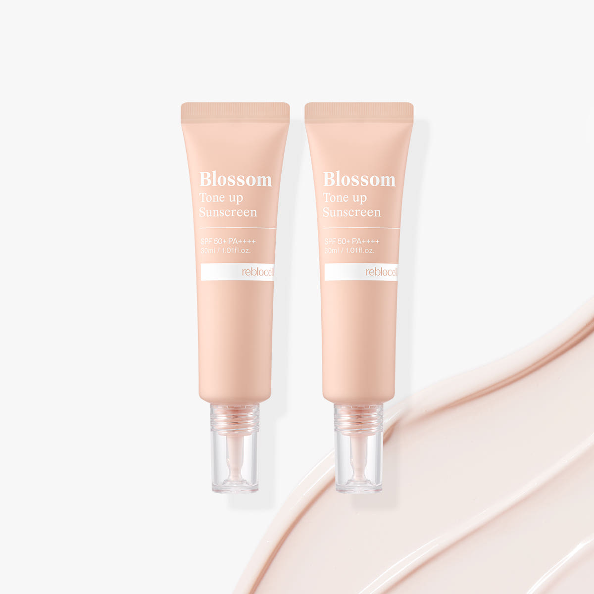 [1+1] 리블로셀 진주빛 톤업 선크림 30ml X 1개+1개 SPF50+ PA++++, 반톤업 파데프리 촉촉 발림성 - 상품 이미지