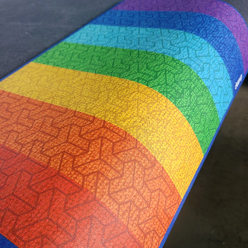 7세대 하이퍼규조토 발매트 화장실 욕실 주방 빨아쓰는 미끄럼방지 30x40cm 레인보우