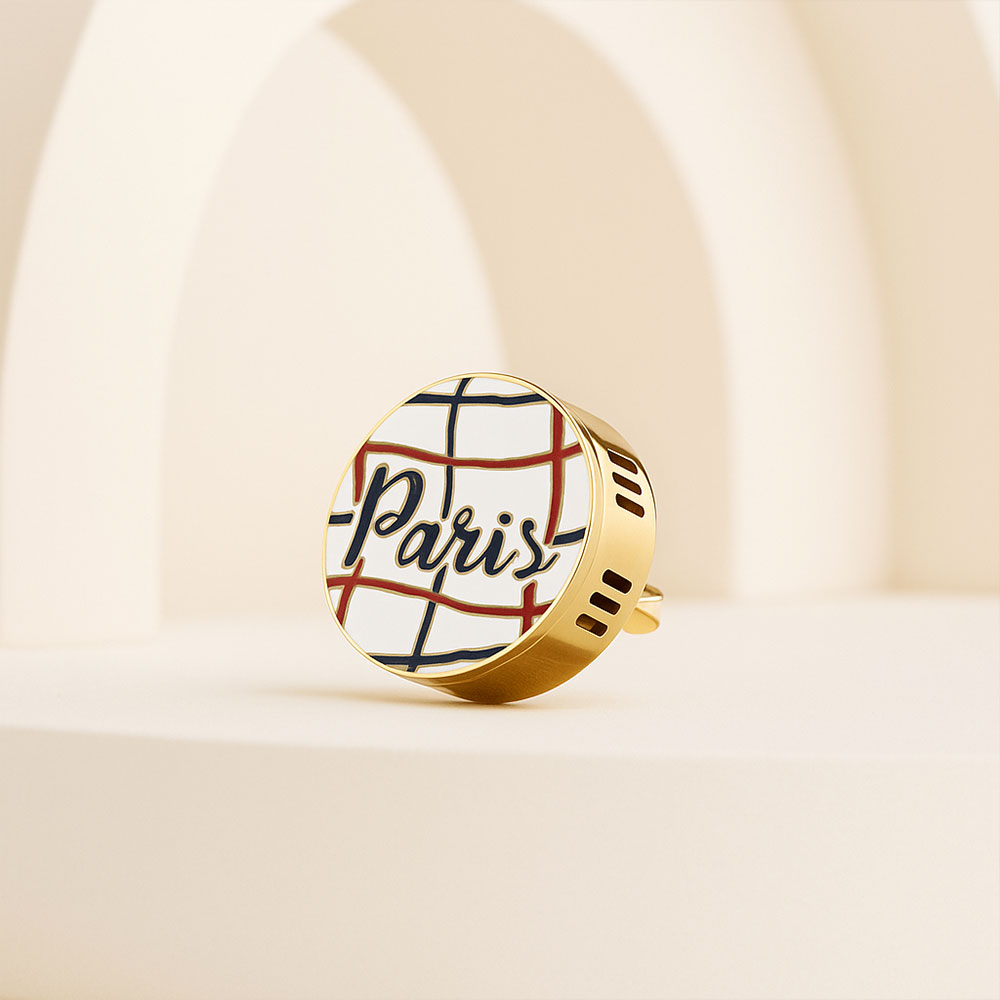 생귄 명품 차량용 방향제 송풍구 디퓨저 쥬얼리 클립 네이비블루 No Map