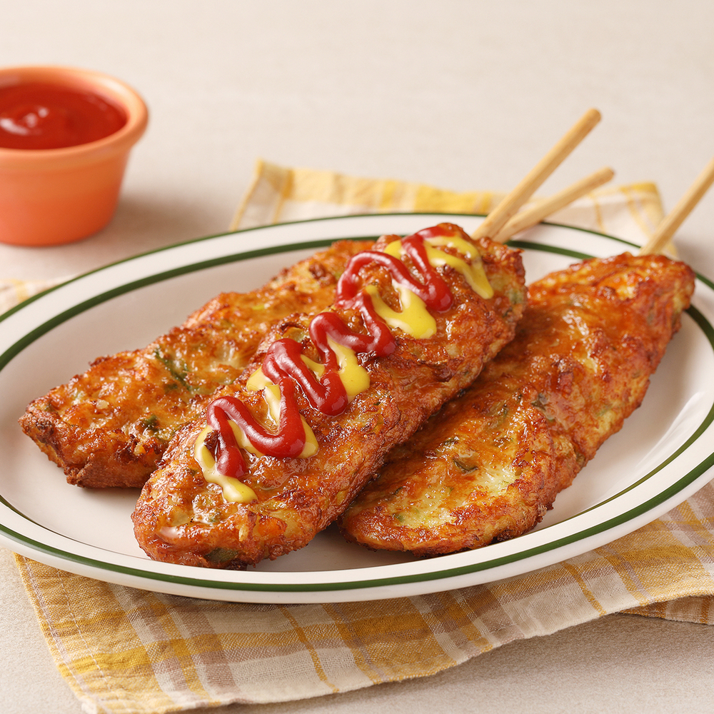 [푸딩팩토리] 빅 오징어&야채핫바 1.3kg(10개입) 휴게소 어묵꼬치 - 상세 이미지 5