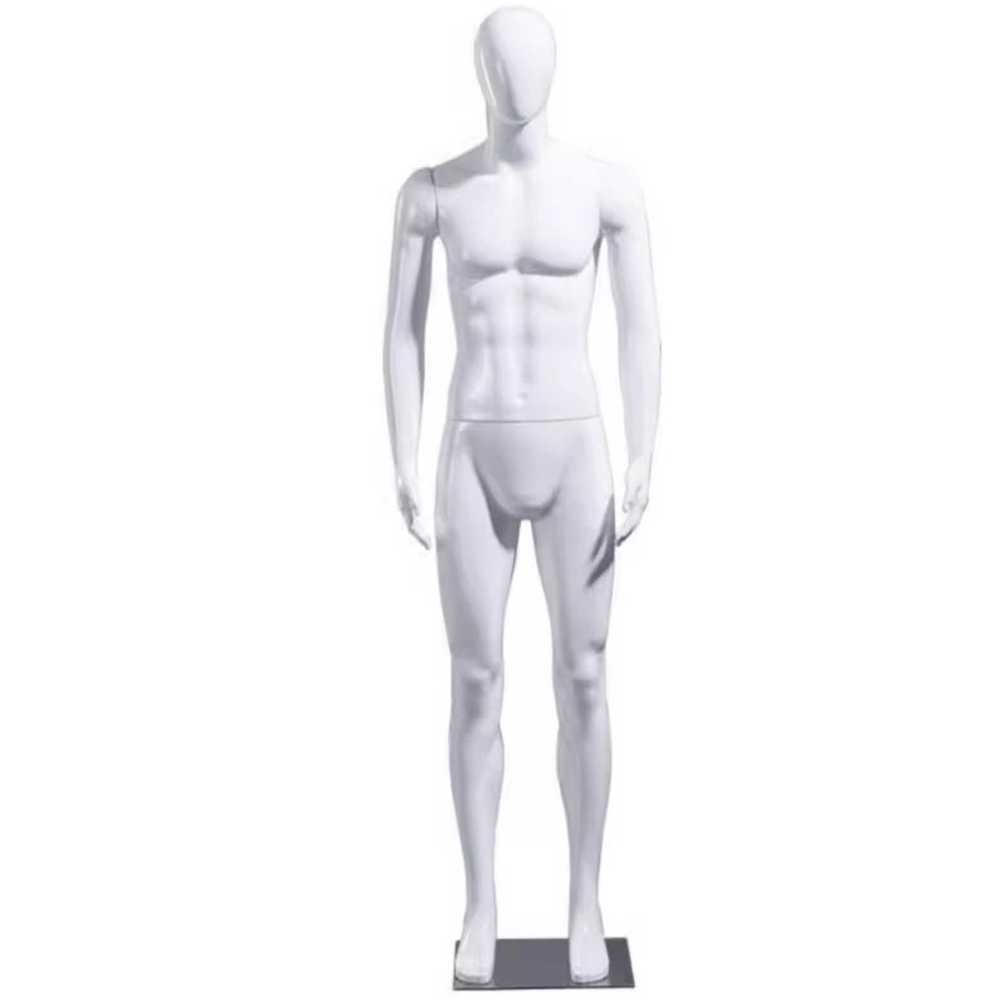 마네킹 앉아있는 전신 패션 동대문 의류 피팅 모형 화이트 이미지 8