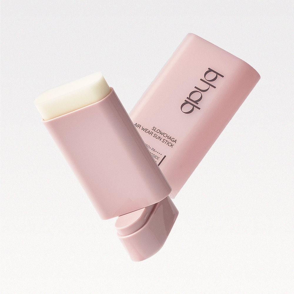 비햅 슬로우차가 무중력 핏 가벼운 에어웨어 선 스틱 SPF50+ 18.5g