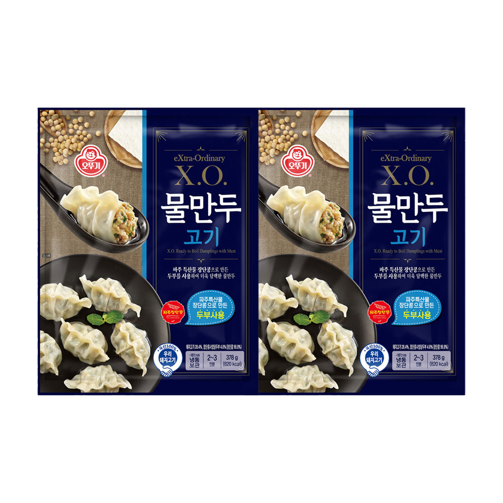 오뚜기 X.O. 물만두 378g 2개 - 메인 이미지