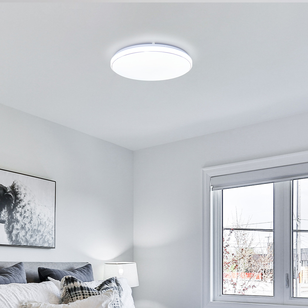 LED 원형 방등 루벤 60W LED등 안방 거실 천장등 전등교체 조명 설치