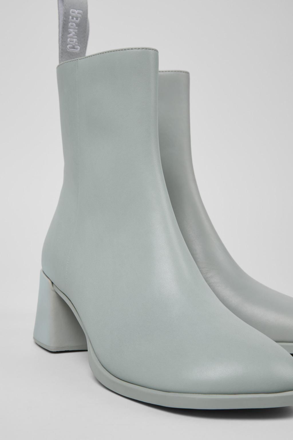 캠퍼 프리미엄 카프스킨 컴포트 미들부츠 Kora K400798-003 GREY - 상세 이미지 2