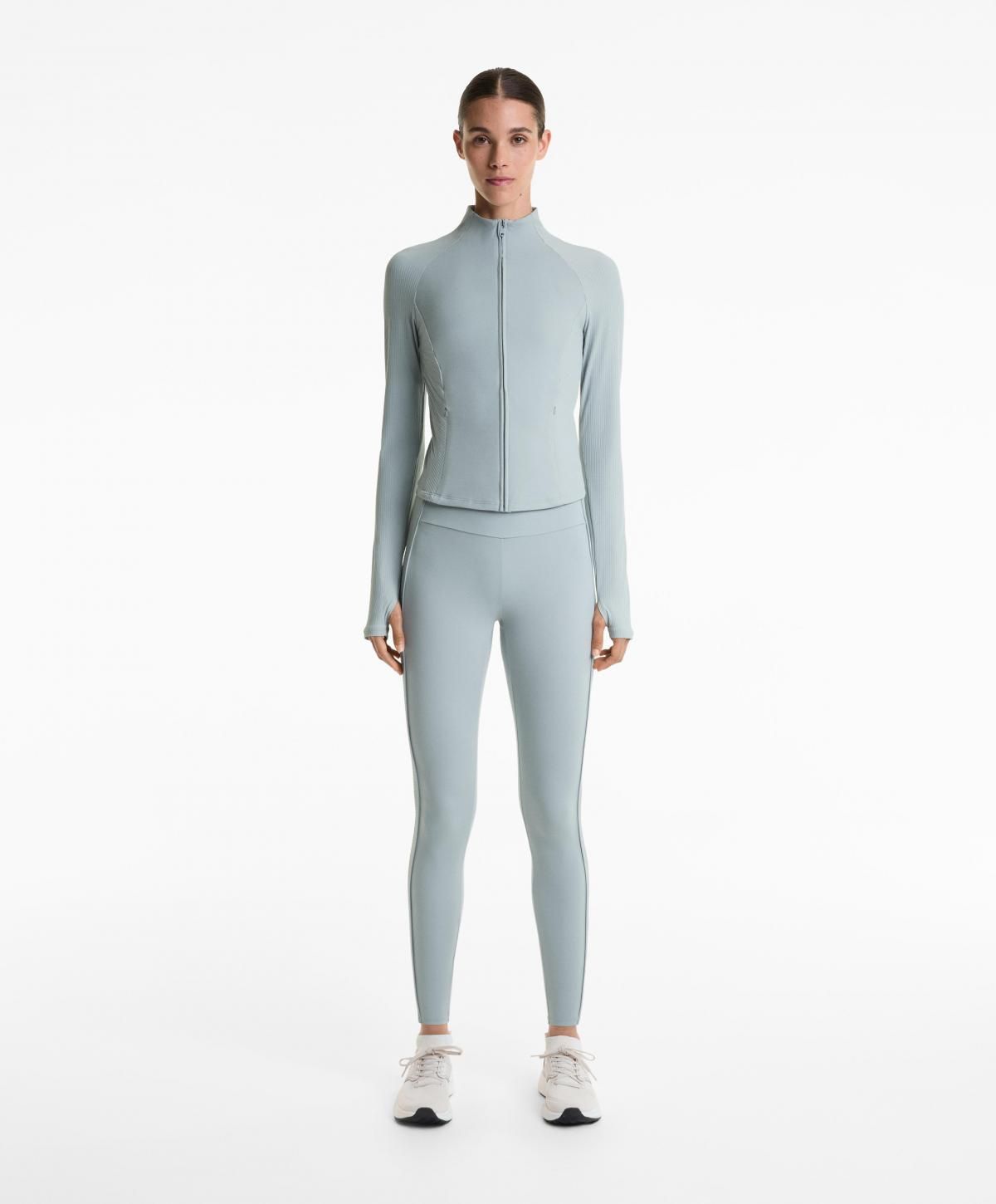 오이쇼 테크니컬 소프트터치 집업 골지 재킷 3876/332 WASHEDGREY-BLUE - 상세 이미지 5