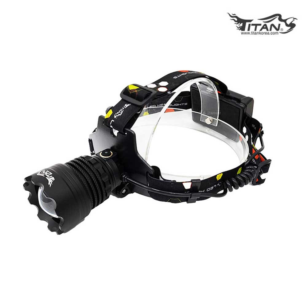 타이탄 HL-L4 헤드랜턴 12000루멘 해루질 랜턴 줌 라이트 작업용 충전식
