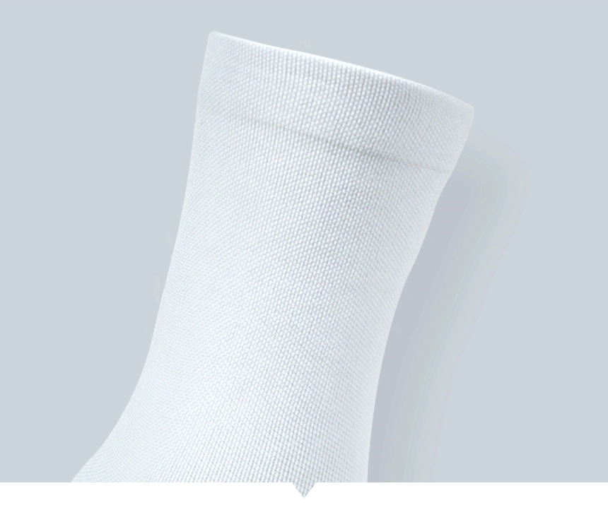 브로니스 클래식 스포츠 자전거 라이딩 사이클링 양말 더블 스트라이프 화이트, S2 260-275mm - 상세 이미지 4