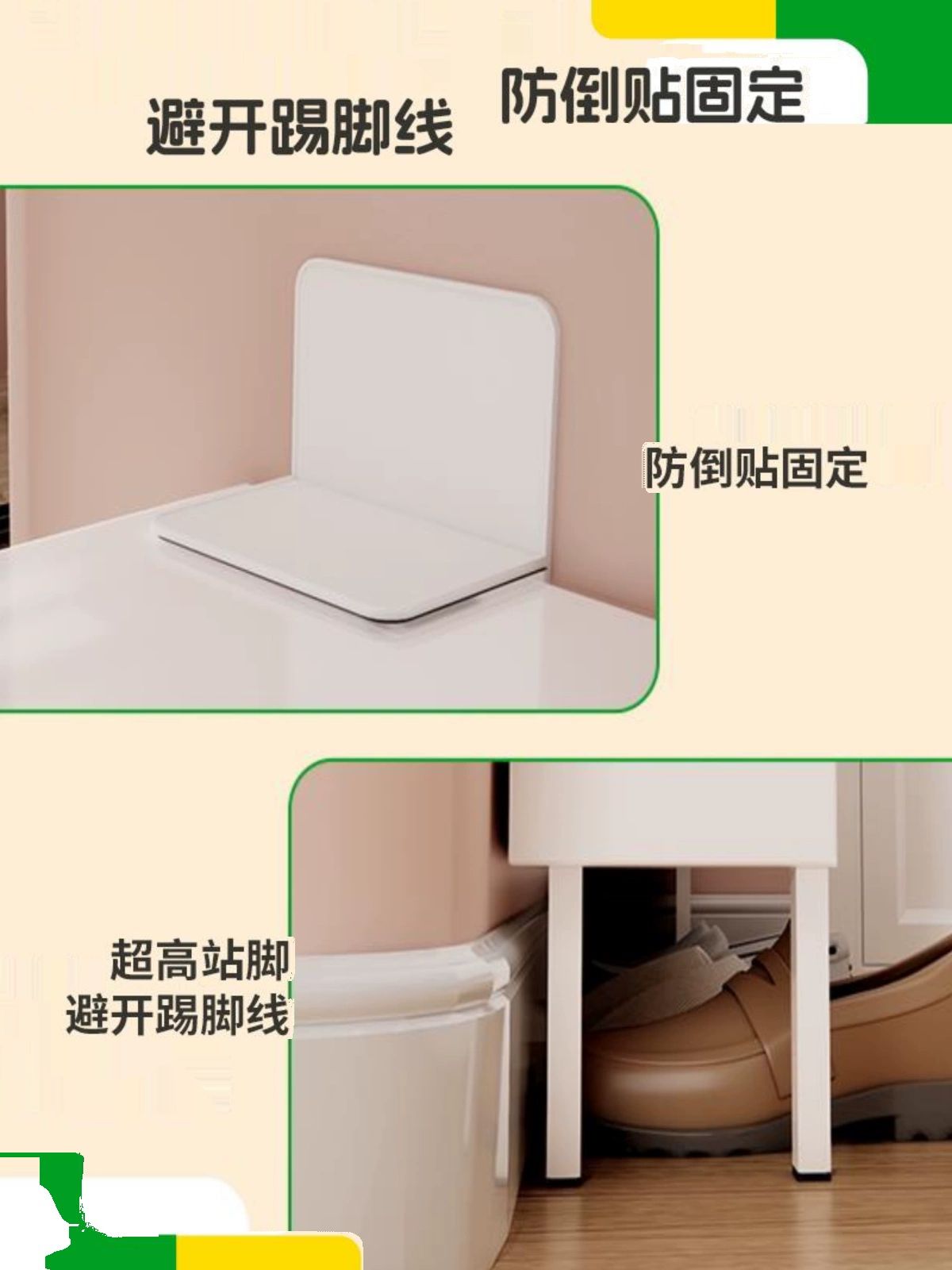 스프링 화분 거치대 진열대 받침대 정리대 선반 스탠드 고급 두꺼운 신발장 조립 15cm B 조립 - 상세 이미지 5