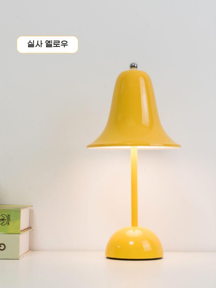 USB 충전식 조명 램프 무드등 종모양 인테리어 테이블 - 상세 이미지 4