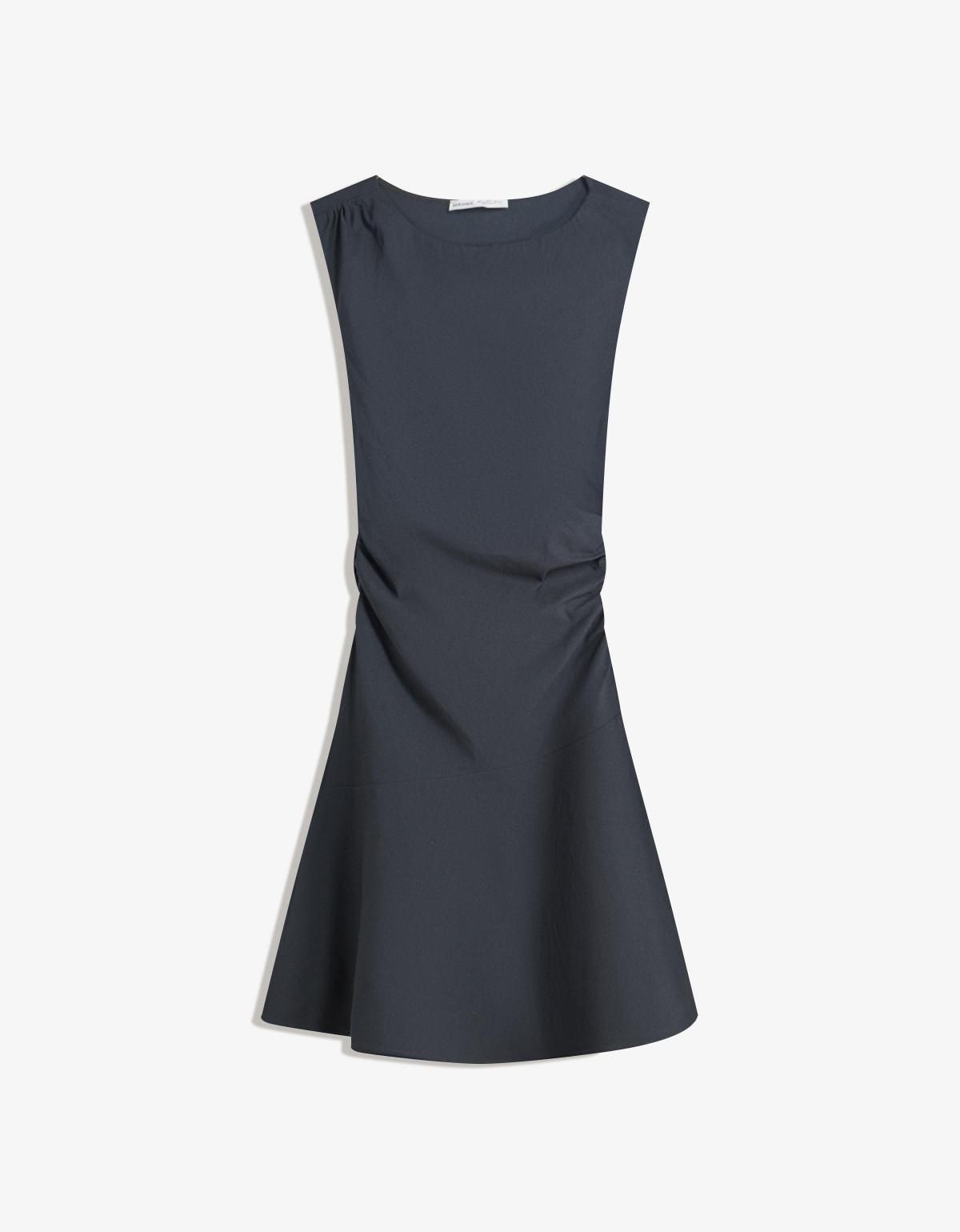 버쉬카 플레어 베이직 미니 벵갈린 원피스 5866/692 NAVY - 상세 이미지 2