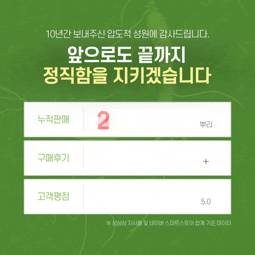 10년근 작은삼 산양산삼 10뿌리 산양삼 장뇌삼 - 상세 이미지 5