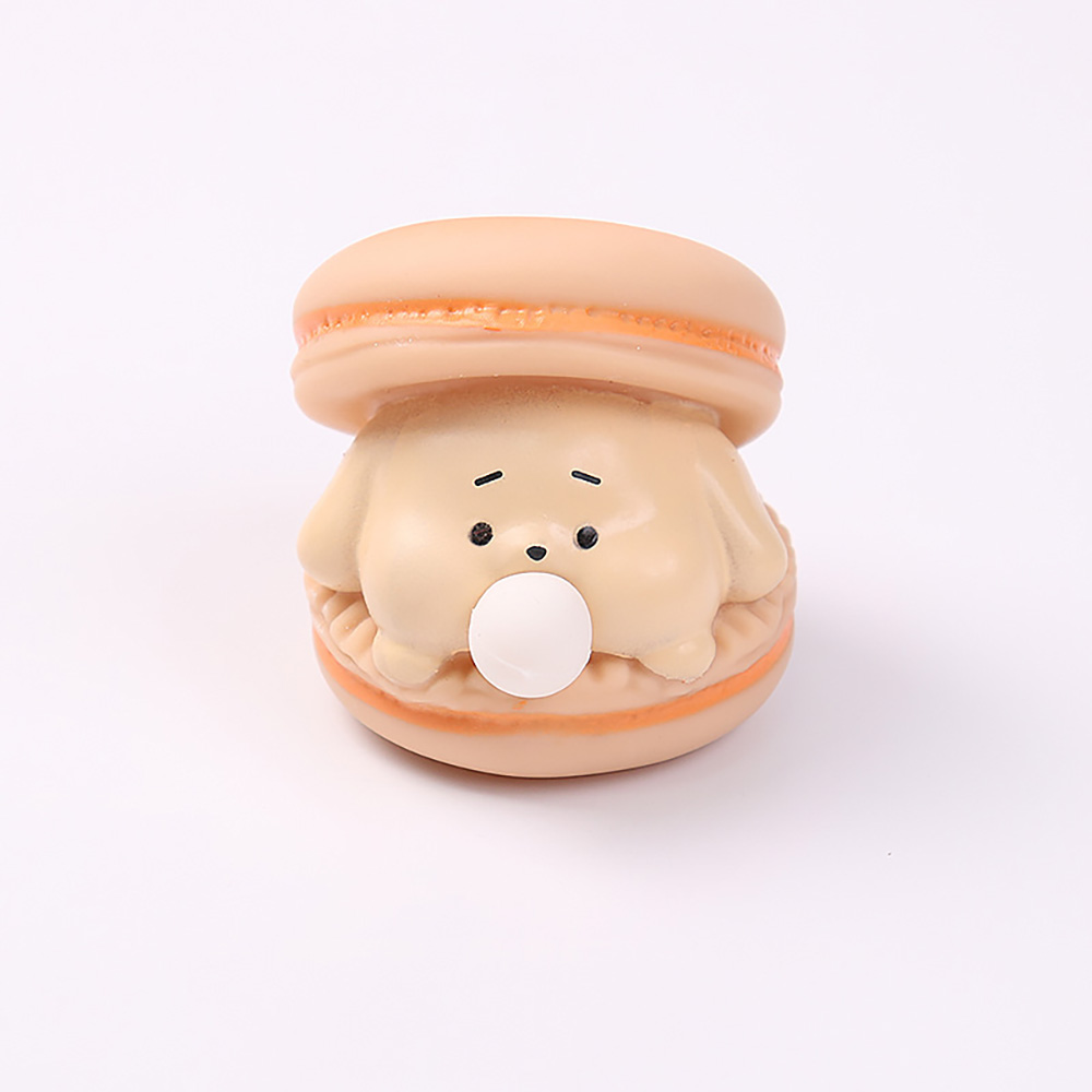 껌씹는 마카롱 버블 동물 캐릭터 스트레스볼 말랑이 모찌 스트레스해소 스퀴시 찐득이 - 상세 이미지 5