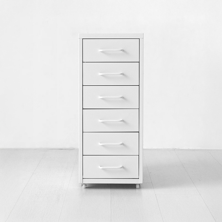 피도르 서랍장 280x410x690mm, 6단, 화이트 6181.6238 - 메인 이미지