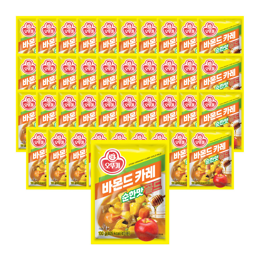 오뚜기 바몬드카레골드 순한맛, 100g, 40개 - 상품 이미지