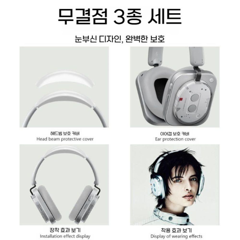 낫싱 헤드폰  보호 케이스 밴드 헤드 빔 실리콘 이어캡 커버 - 상세 이미지 2