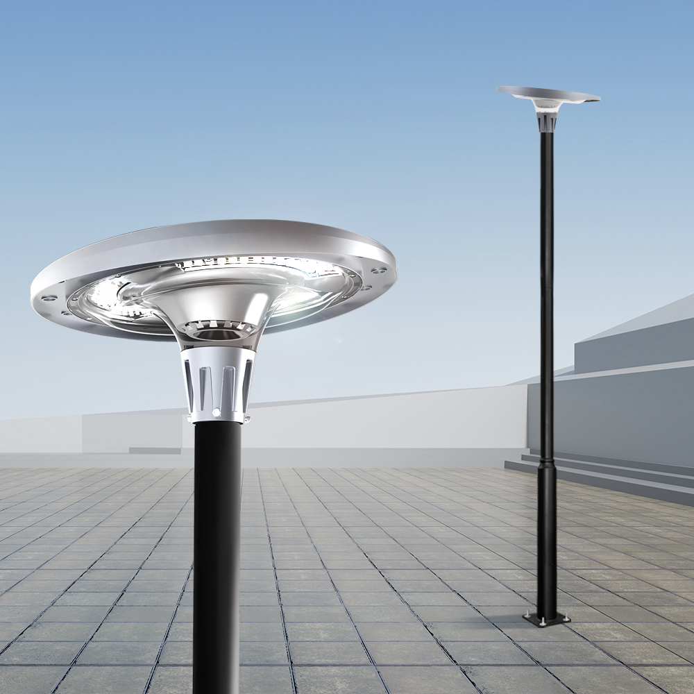 태양광가로등 투광등 LED 가로등 헤드 아파트 조명 기둥 도로 열주등 외등 1200W 3M - 메인 이미지