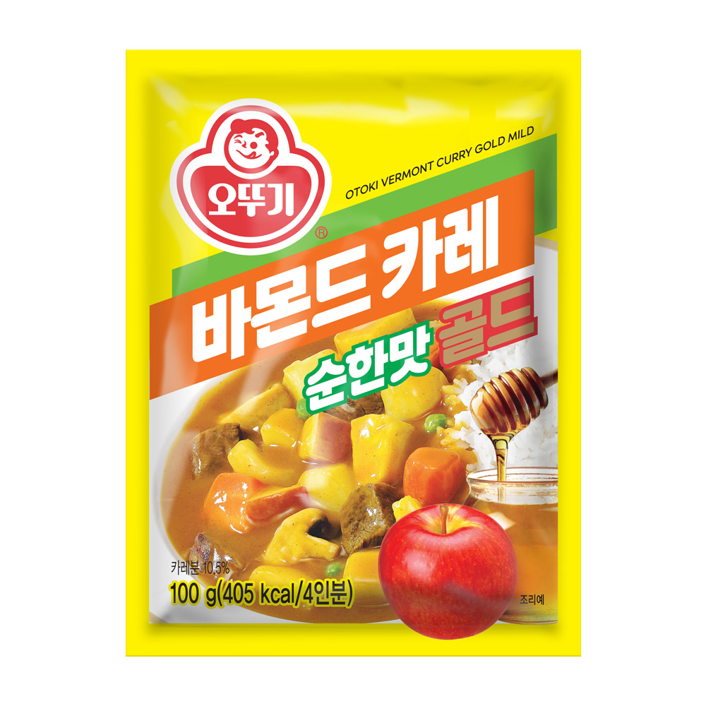 오뚜기 바몬드카레골드 순한맛, 100g, 1개 - 상품 이미지