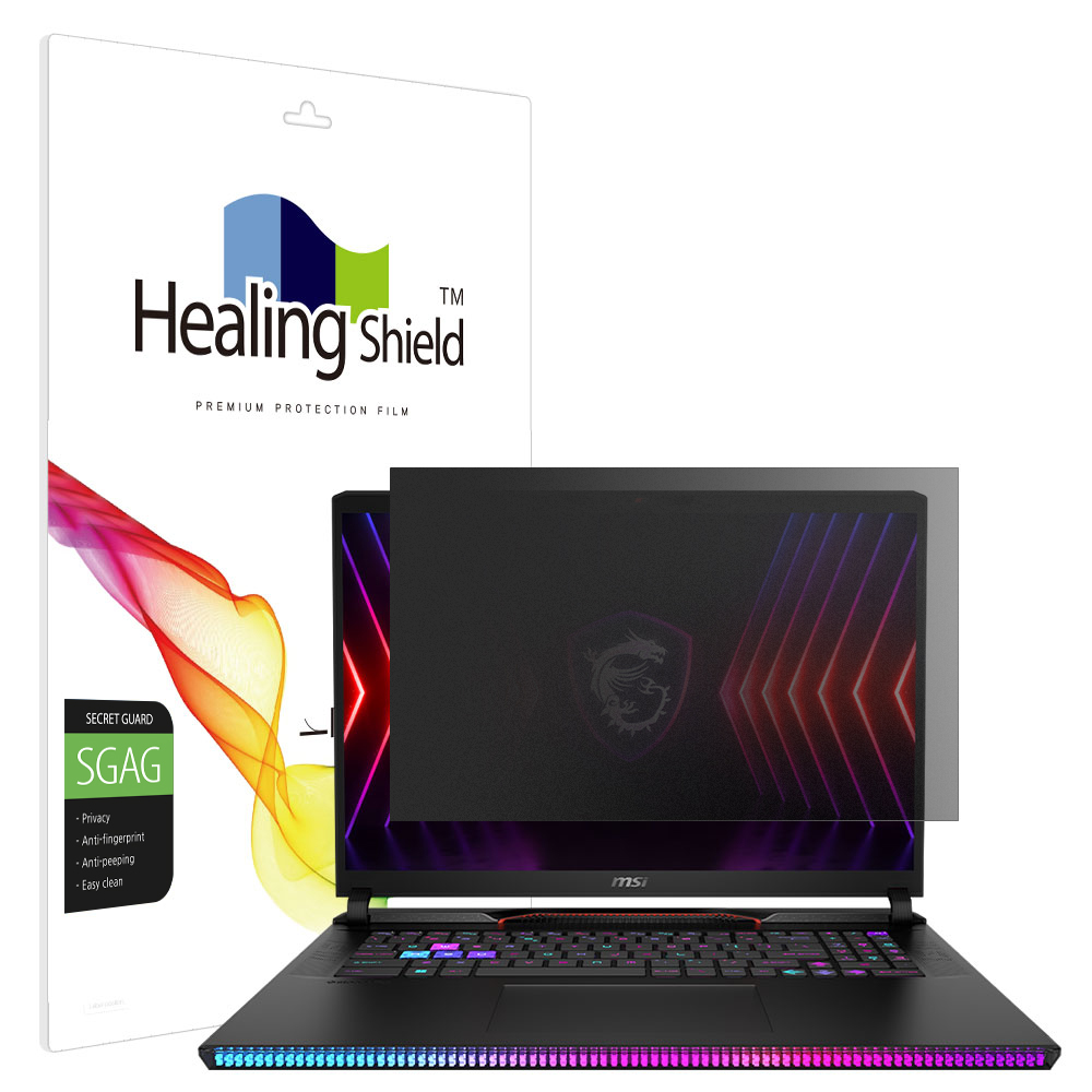 MSI 레이더 GE78 HX 14V 프라이버시 저반사 사생활 보호필름 액정 - 메인 이미지