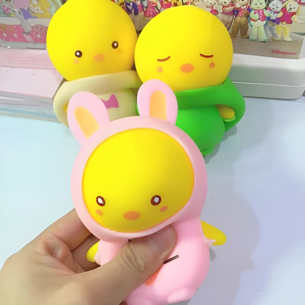 빌리네집 옷입히는 병아리 말랑이 인형 3컬러 이미지 6
