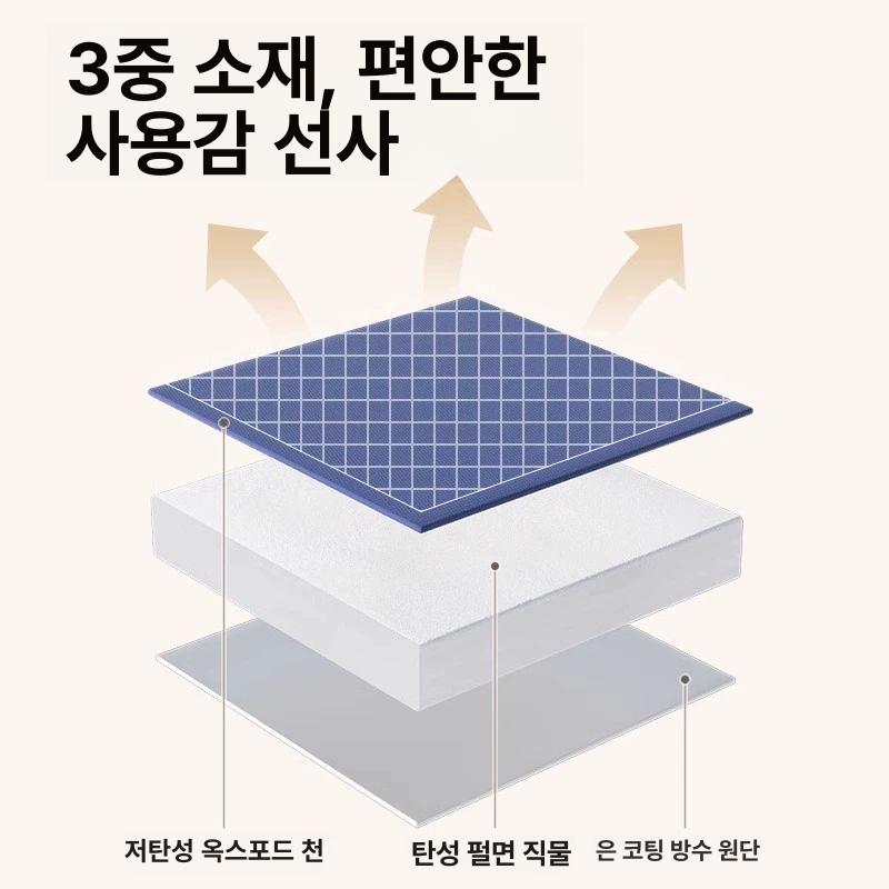 접이식 매트 1인용 폴딩 멀티싱글 원룸 라이트그레이 70x190cm F - 상세 이미지 3