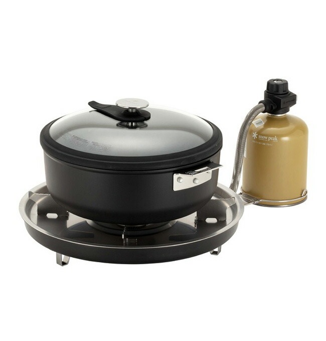 스노우피크 철판버너 주철그리들 일체형 휴대용 버너 GS-430