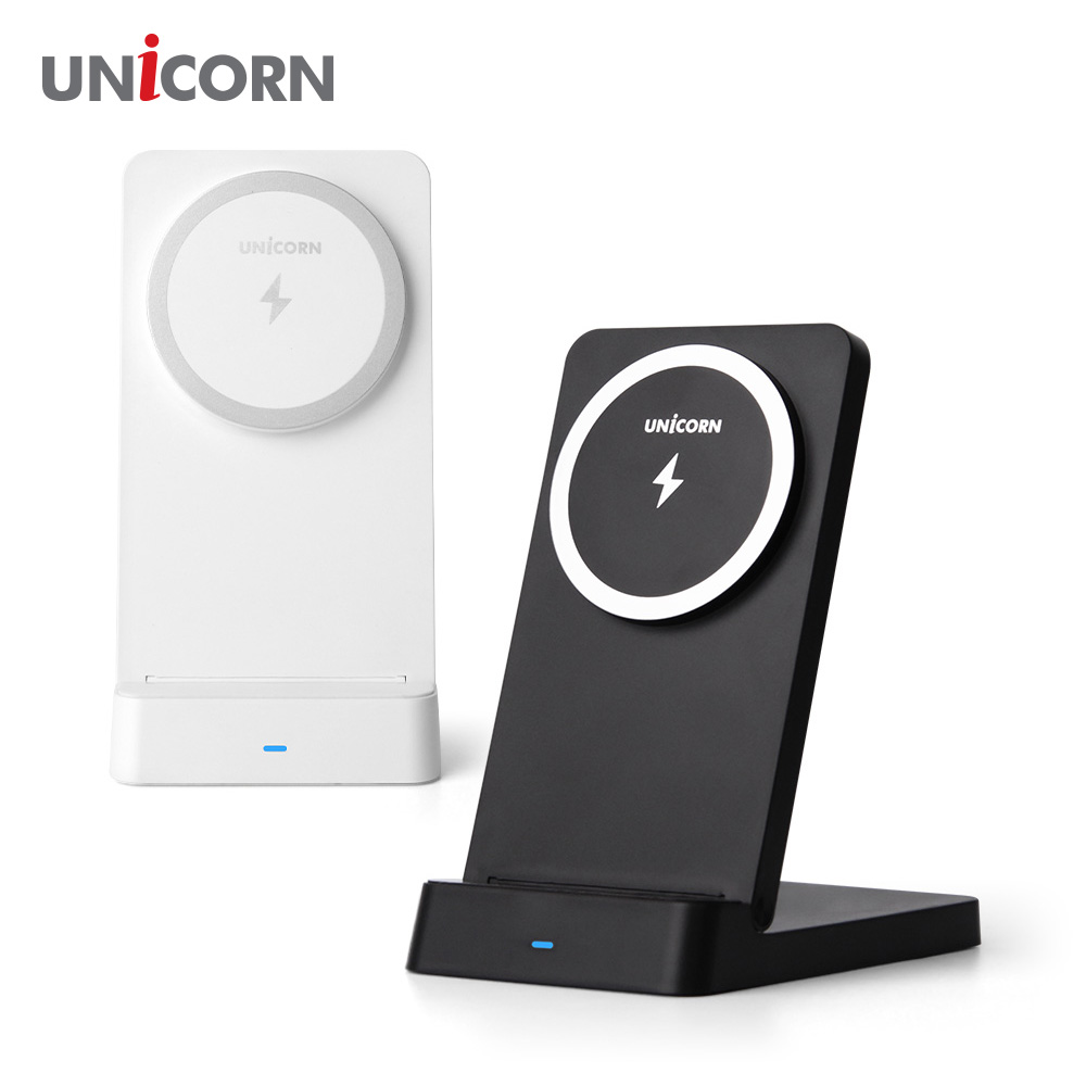 유니콘 맥세이프 무선충전기 15W 접이식 스탠드거치대 PD3.0 QC3.0지원 ZQ-M15W - 상세 이미지 3