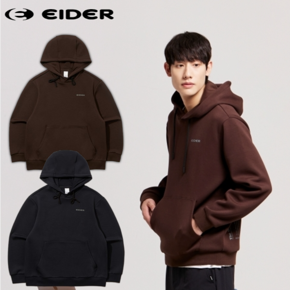 아이더 남성 가을 데일리 긴팔 후드 티셔츠 - 상품 이미지