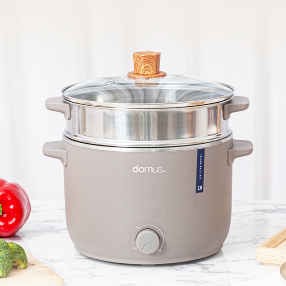 여행용 만능 쿠커 스텐 멀티쿠커 대용량 전기냄비 포트