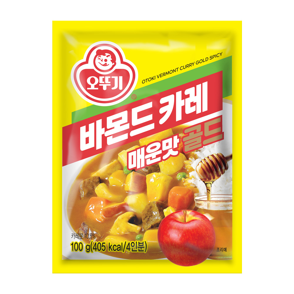 오뚜기 바몬드카레골드 매운맛, 100g, 1개 - 상품 이미지