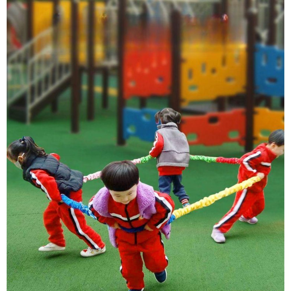 팀빌딩게임 블럭쌓기 게임 레크레이션 협동 엠티 단합 레드 5개 이중심 두껍고 둘레 2m 2인적합 - 상품 이미지