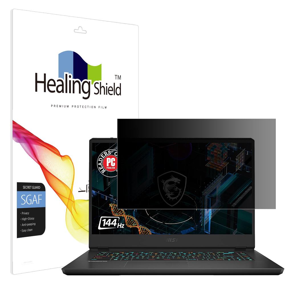 MSI GP66 레오파드 프라이버시 사생활 보호필름 액정 - 상품 이미지