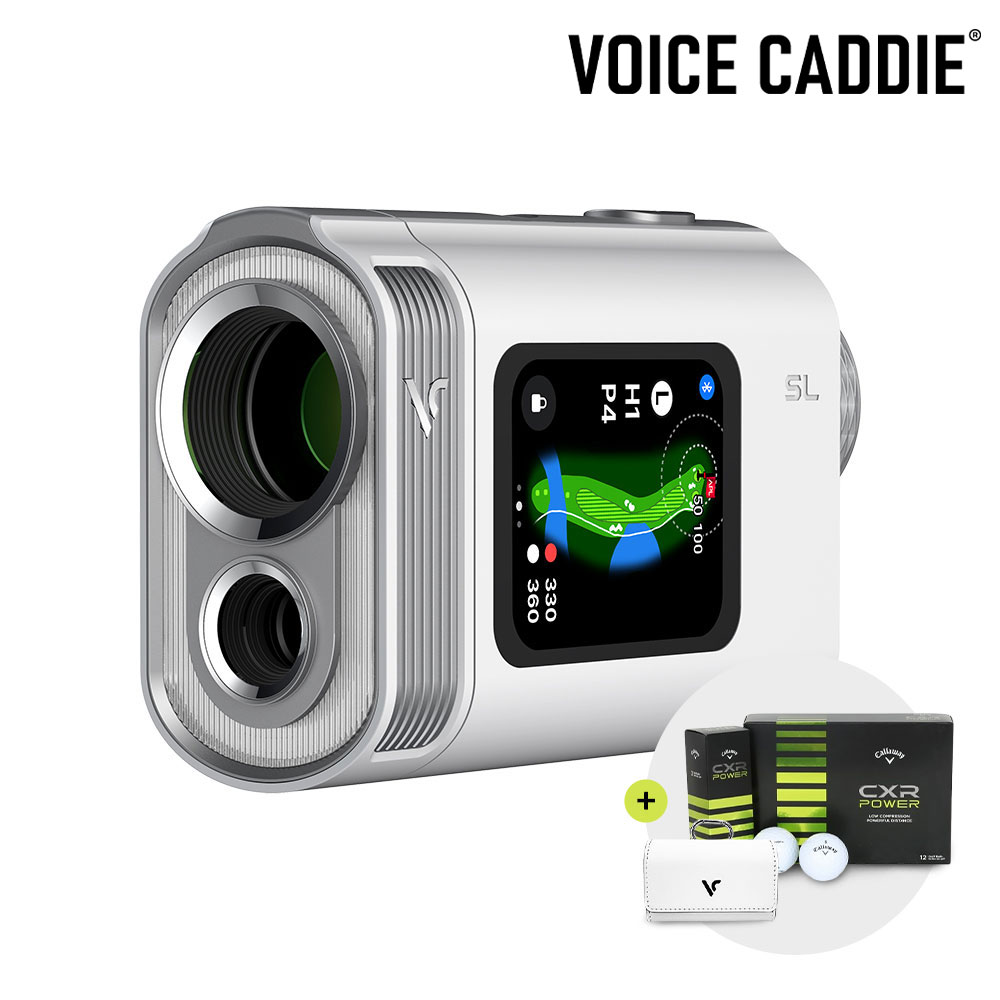 [N포인트 5%적립] 보이스캐디 25년 신상품 SL MINI 오토핀 레이저 골프거리측정기 + 골프공1더즌 사은품