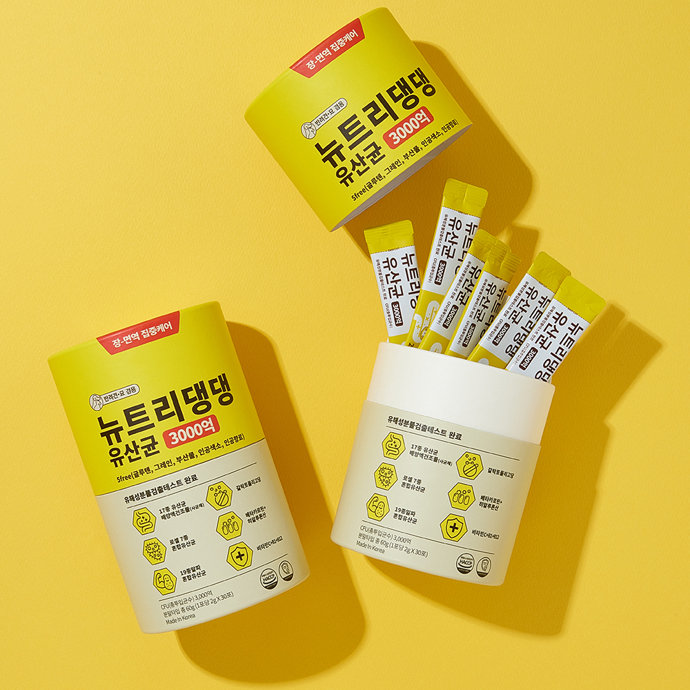 뉴트리댕댕 프로바이오틱스 강아지 유산균 장건강 영양제 30포