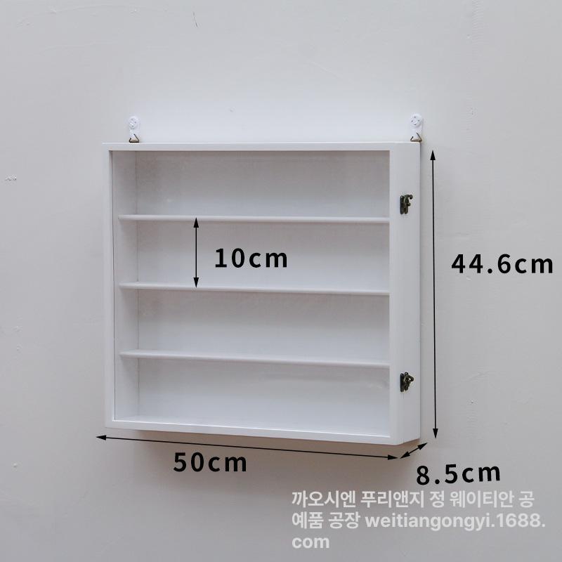 피규어장식장 피규어 진열장 정리대 우드 수납 전시장 보관함 3층 합문 이미지 7