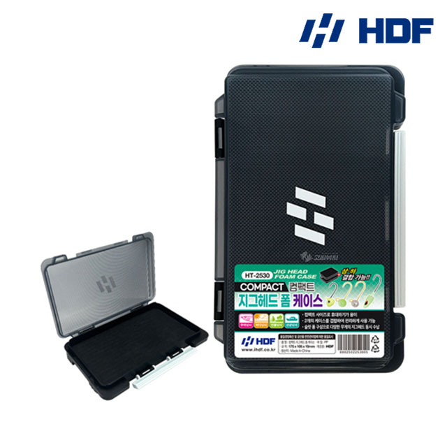 HDF 컴팩트 지그헤드 폼 케이스 HT-2530 상하 결합형 루어 보관 태클박스 - 상세 이미지 3