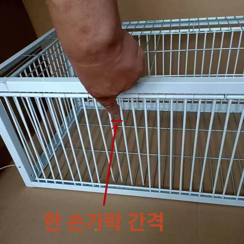비둘기 트랩 까마귀 새장 유해조류 참새 철장 참새덫 90cmX40cmX26cm 4입구 방지 - 상세 이미지 5