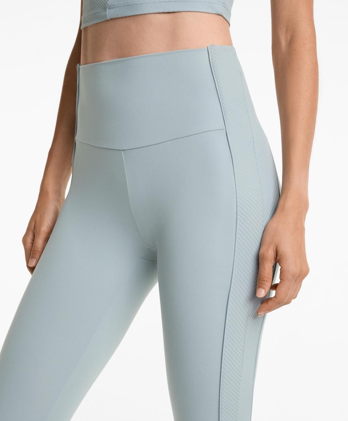 오이쇼 테크니컬 하이웨이스트 사이드립 65CM 레깅스 3467/226 WASHEDGREY-BLUE - 상세 이미지 5