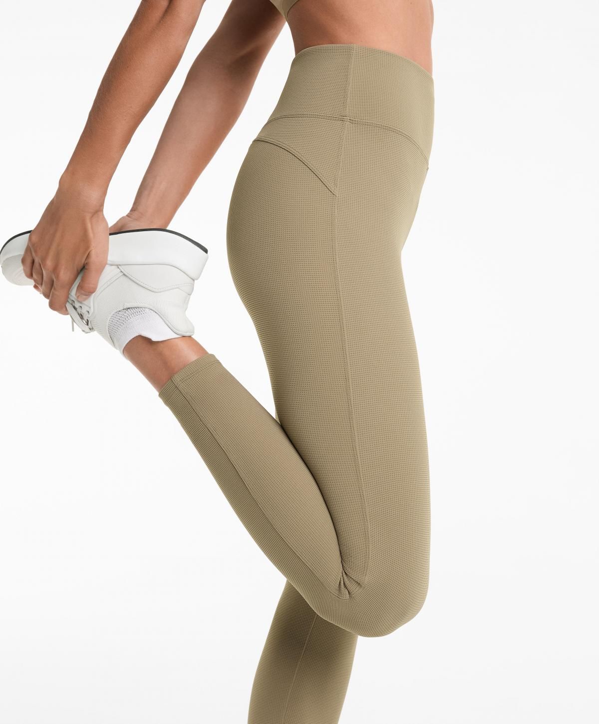 오이쇼 테크니컬 하이라이즈 와플 65CM 레깅스 3280/962 WASHEDKHAKI - 상세 이미지 5