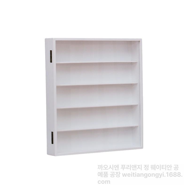 피규어장식장 피규어 진열장 정리대 우드 수납 전시장 보관함 3층 합문 - 상세 이미지 5