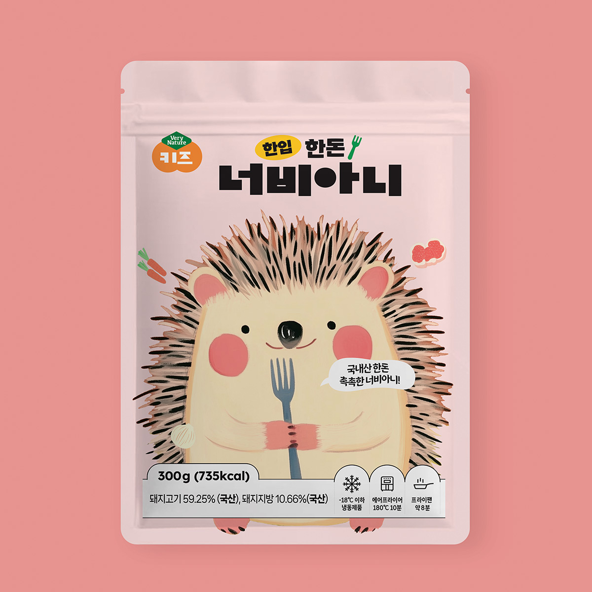 베리네이처 유아 어린이 반찬 한돈 너비아니 300g - 메인 이미지