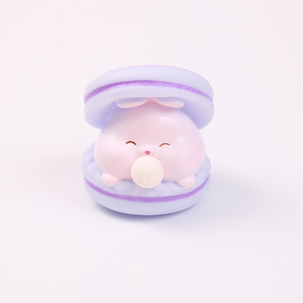 껌씹는 마카롱 버블 동물 캐릭터 스트레스볼 말랑이 모찌 스트레스해소 스퀴시 찐득이 이미지 8