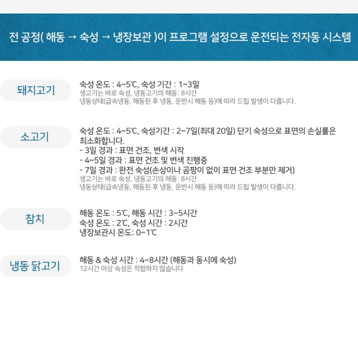 업소용 고기숙성고 656L 정육식당 간냉식 유리문 정육냉장고 - 상세 이미지 4