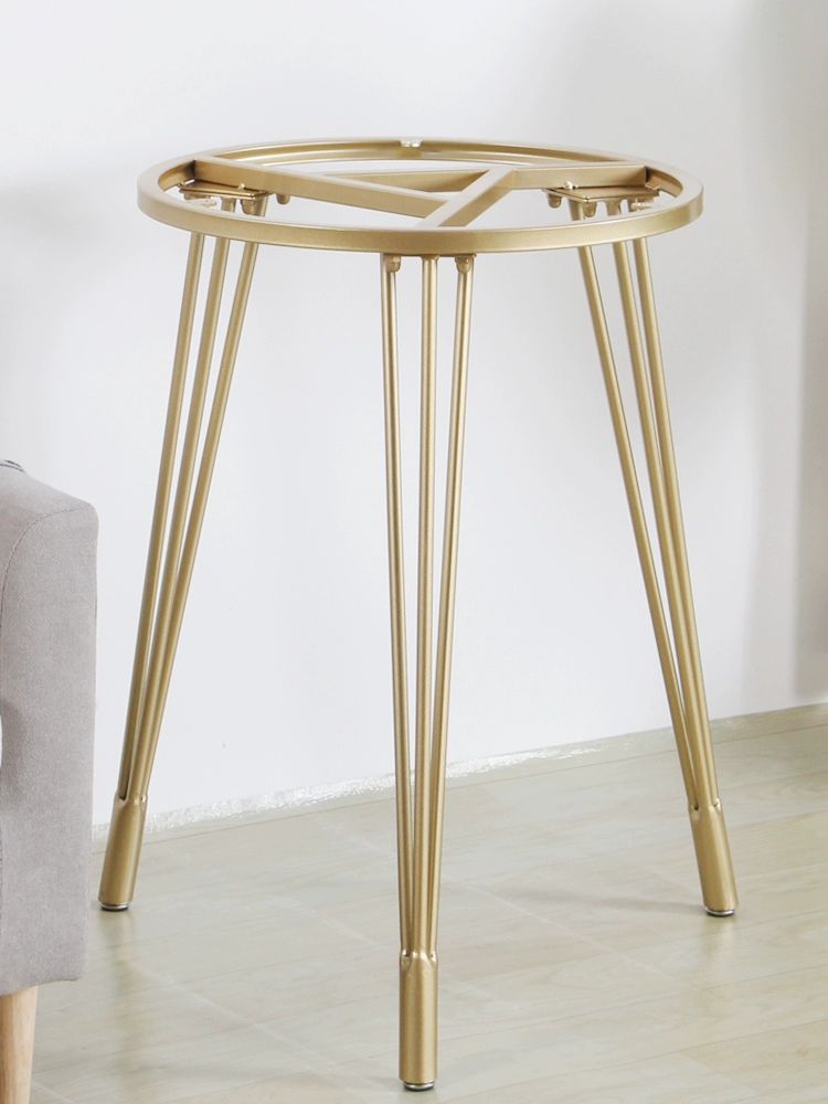원형 테이블 받침대 조립 가구발 원탁 하부 철제 1번 직경 60cm 72cm A - 상세 이미지 2