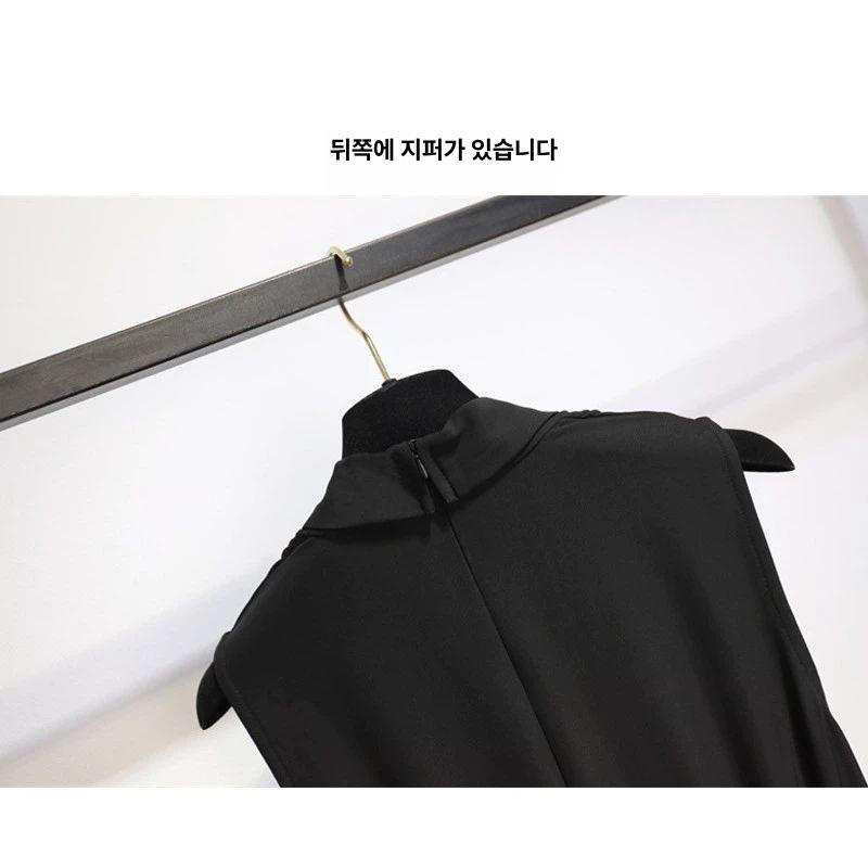여성오피스룩 여성점프수트 정장 패션 도시 스타일 블랙 고급 품질 S 42.5-47.5kg - 상세 이미지 5