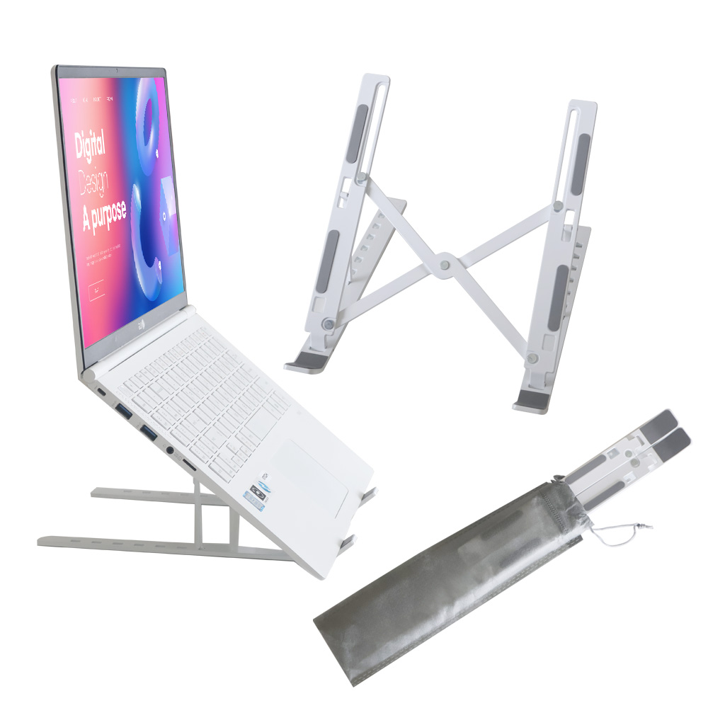 마운트뷰 초경량 알루미늄 높이조절 휴대용 노트북 거치대 받침대 스탠드 태블릿 맥북 프로